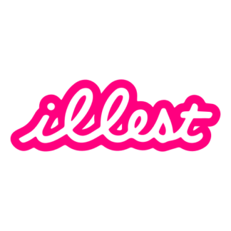 Illest Decal (Hot Pink)